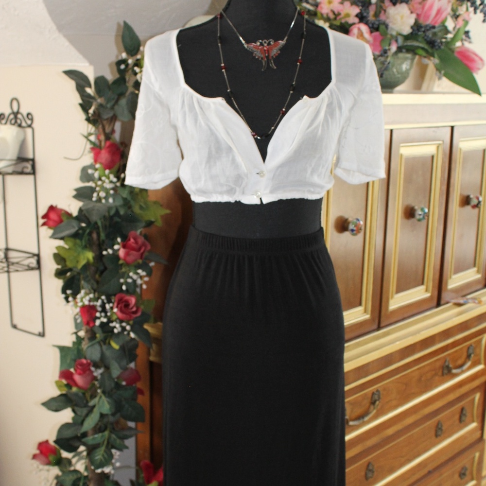 Black Long Skirt
